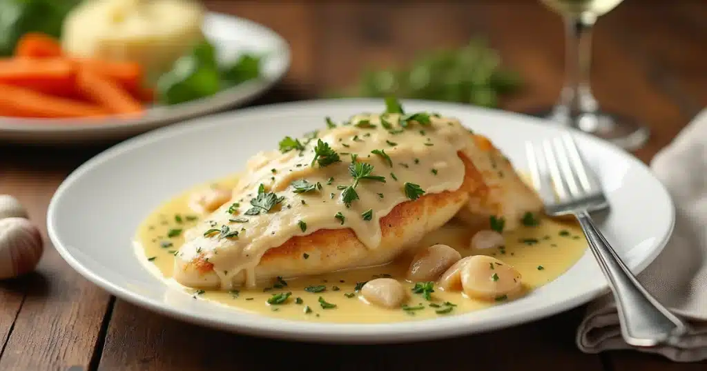 Creamy Garlic Chicken Recipe