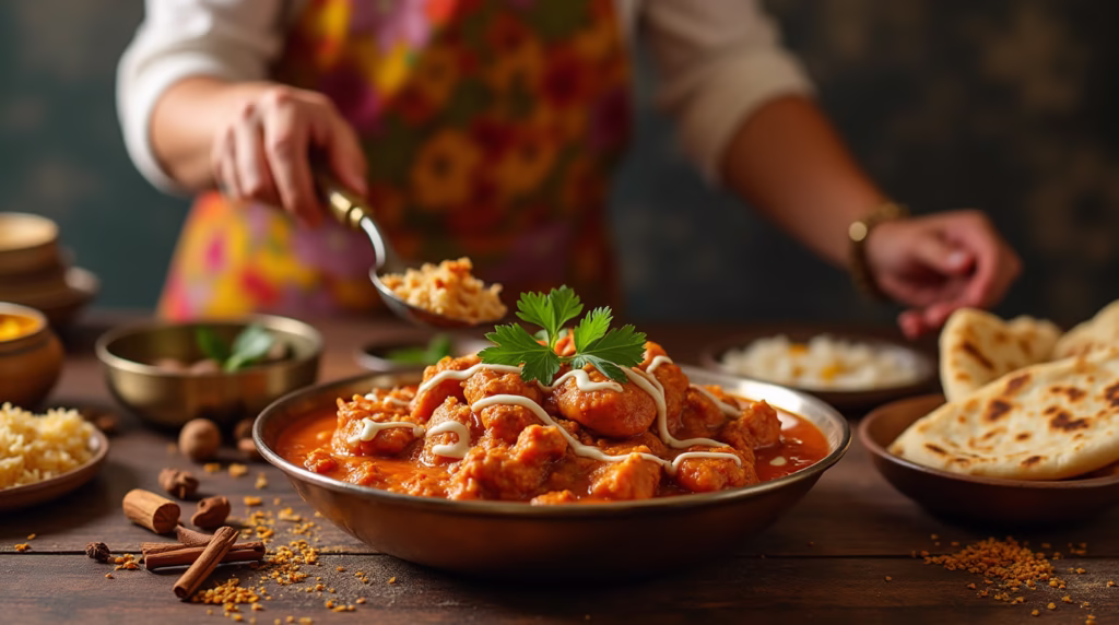 Serve Chicken Tikka Masala