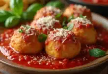 Chicken Parmesan Meatballs Recipe