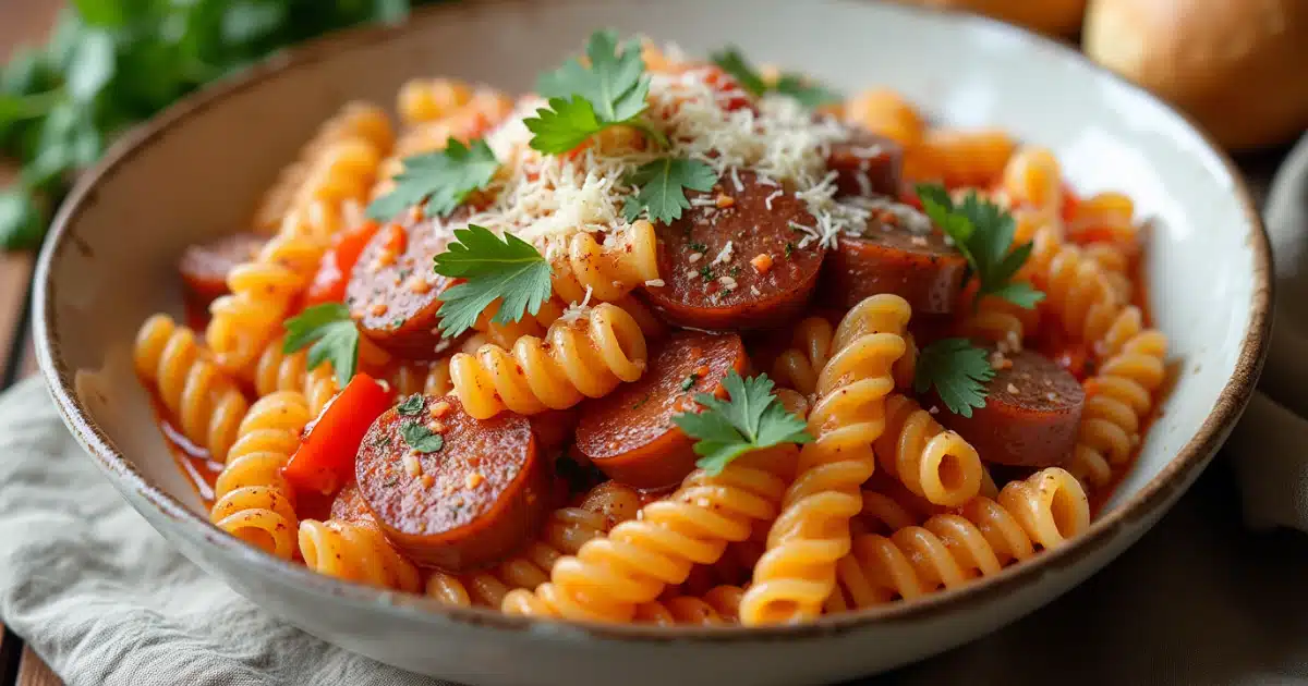 Chicken Sausage Pasta Recipe